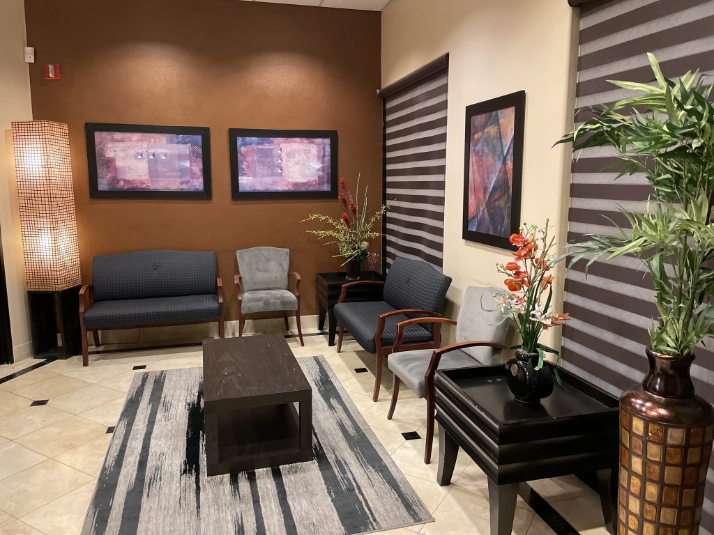 Nevada Endodontics' waiting area
